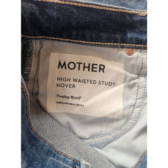 MOTHER Blue Straight Leg Jeans - Picture 6 of 10